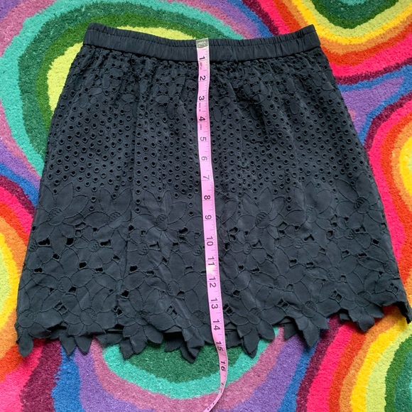 Club Monaco Floral Cutout Mini Skirt - Picture 6 of 8